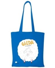 BOLSA DE GILDA LA OVEJA GIGANTE AZUL