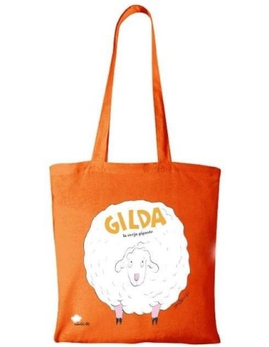 BOLSA DEL ALBUM GILDA LA OVEJA GIGANTE NARANJA