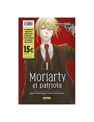 PACK INICIACION MORIARTY EL PATRIOTA 01+02