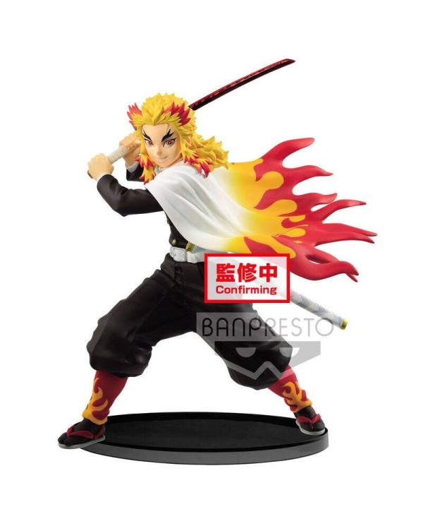 Figura Kyojuro Rengoku Vibration Stars Demon Slayer Kimetsu no Yaiba 15cm