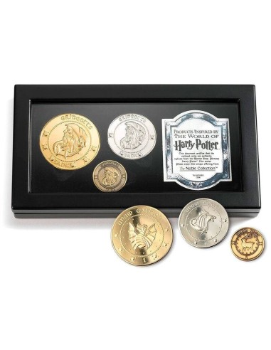Set monedas Gringotts Harry Potter Set monedas Gringotts Harry Potter