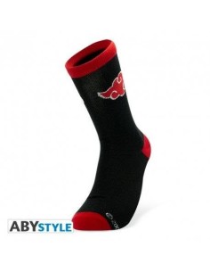 Calcetines naruto shippuden rojo y negro akatsuki. 3665361021162