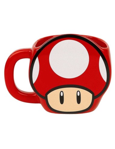 Taza 3D seta Super Mario Nintendo