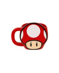 Taza 3D seta Super Mario Nintendo
