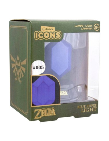 Lampara Icons Rupia Azul The Legend of Zelda Lampara Icons Rupia Azul The Legend of Zelda