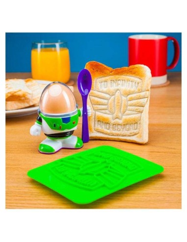 Set huevera + cuchara Buzz year Disney Set huevera + cuchara Buzz year Disney