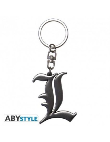 DEATH NOTE - LLAVERO 3D EMBLEMA DE ''L''  3700789267607 DEATH NOTE - LLAVERO 3D EMBLEMA DE ''L''  3700789267607