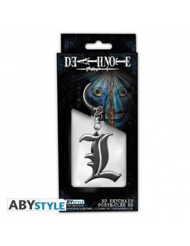 DEATH NOTE - LLAVERO 3D EMBLEMA DE ''L'' DEATH NOTE9,95 €9,95 € Aby... DEATH NOTE - LLAVERO 3D EMBLEMA DE ''L'' DEATH NOTE9,95 €9,95 € Aby...