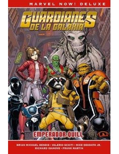 GUARDIANES DE LA GALAXIA DE BRIAN M. BENDIS 04: EMPERADOR QUILL (MARVEL NOW! DELUXE) GUARDIANES DE LA GALAXIA DE BRIAN M. BENDIS 04: EMPERADOR QUILL (MARVEL NOW! DELUXE)