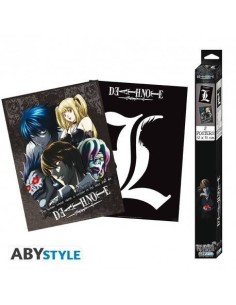 DEATH NOTE - Set 2 carteles de Chibi - L & Group (52x38) POSTERS9,9...