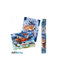 DRAGON BALL SUPER - Juego de 2 carteles de Chibi - Goku y sus amigo...