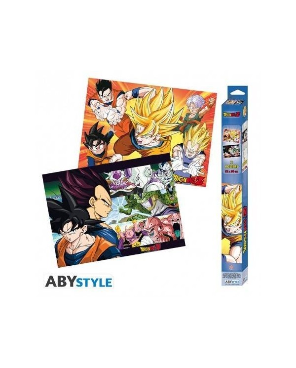 DRAGON BALL - Set 2 carteles de Chibi - Saiyans (52x38) POSTERS9,95...