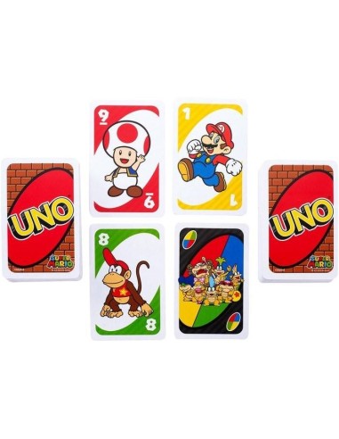 JUEGO UNO SUPER MARIO BROS JUEGOS12,95 €12,95 € MATTEL JUEGOS