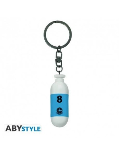 DRAGON BALL - Llavero 3D "DBZ / Cápsula de plástico azul 3665361037002 DRAGON BALL - Llavero 3D "DBZ / Cápsula de plástico azul 3665361037002