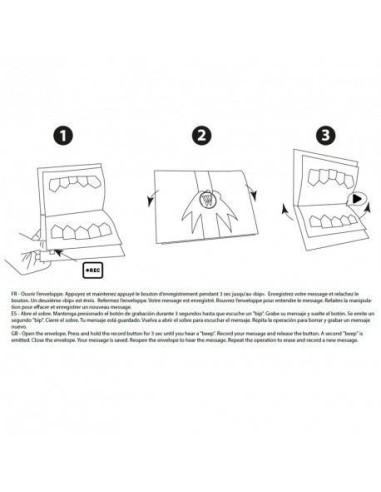 Carta Vociferadora Harry Potter con sonido personalizable HARRY POT... Carta Vociferadora Harry Potter con sonido personalizable HARRY POT...