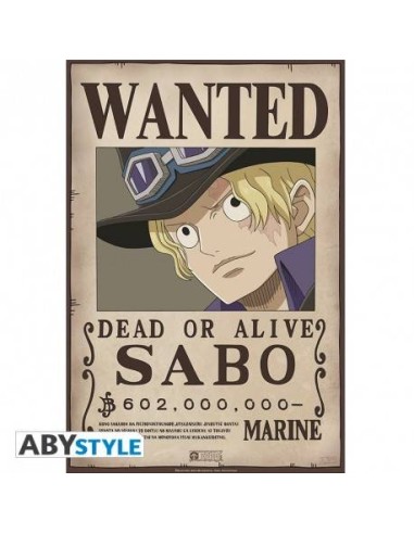 ONE PIECE - Póster "Wanted Sabo" (52x35) ONE PIECE - Póster "Wanted Sabo" (52x35)