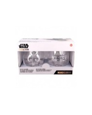 STAR WARS SET 2 VASOS DE CRISTAL 510 ML THE CHILD MANDALORIAN MERCH... STAR WARS SET 2 VASOS DE CRISTAL 510 ML THE CHILD MANDALORIAN MERCH...