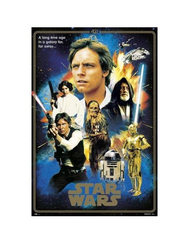 POSTER STAR WARS CLASSIC 40 ANIVERSARIO HEROES
 POSTER STAR WARS CLASSIC 40 ANIVERSARIO HEROES