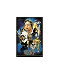 POSTER STAR WARS CLASSIC 40 ANIVERSARIO HEROES

