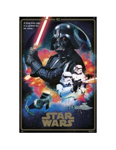 POSTER STAR WARS CLASSIC 40 ANIVERSARIO VILLAINS