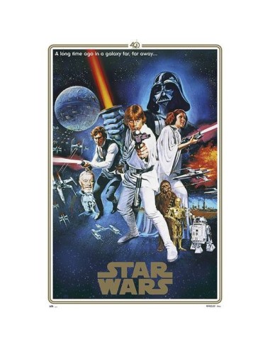 POSTER STAR WARS CLASSIC 40 ANIVERSARIO ONE SHEET B