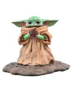 Estatua Premierl Collection The Child Soup The Mandalorian Star Wars 17cm