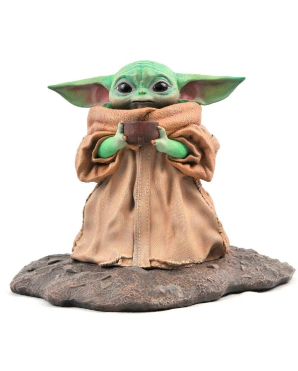 Estatua Premierl Collection The Child Soup The Mandalorian Star Wars 17cm