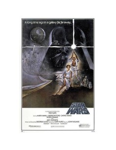 POSTER STAR WARS CLASSIC LA GUERRA DE LAS GALAXIAS CARTEL
