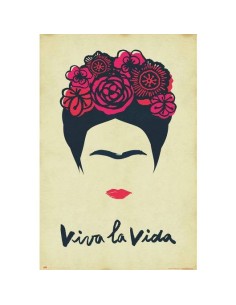 POSTER FRIDA KAHLO VIVA LA VIDA
