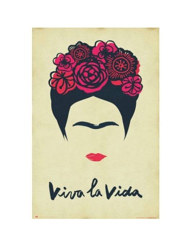 POSTER FRIDA KAHLO VIVA LA VIDA
