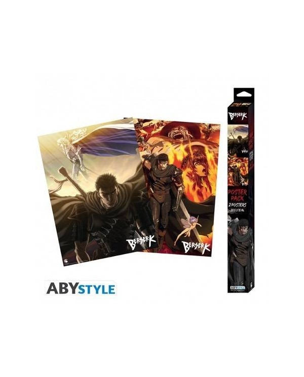 BERSERK - Set 2 carteles de Chibi - Obras de arte (52x38) 366536106...