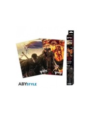 BERSERK - Set 2 carteles de Chibi - Obras de arte (52x38) 366536106...