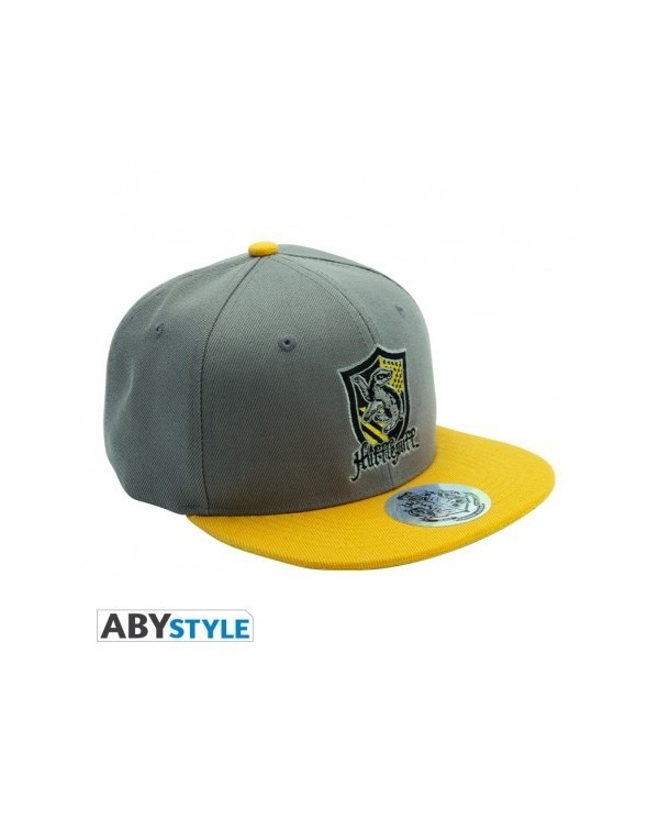 HARRY POTTER - Gorra snapback - Gris & Amarillo - Hufflepuff 366536...