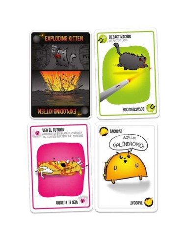 Juego Exploding Kittens 3558380050315 ASMODEE 19,95 € Juego Exploding Kittens 3558380050315 ASMODEE 19,95 €