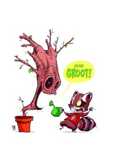 MARVEL YOUNG ADULTS. MAPACHE COHETE Y GROOT 01 BROTES VERDES MARVEL YOUNG ADULTS. MAPACHE COHETE Y GROOT 01 BROTES VERDES