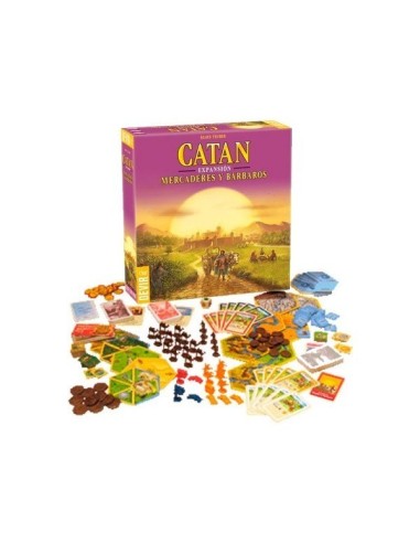 JUEGO DE MESA CATAN MERCADERES Y BARBAROS 8436017220131 DEVIR 34,95 €