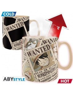 ONE PIECE - Taza Termica - 460 ml - Wanted 3700789261070 ONE PIECE - Taza Termica - 460 ml - Wanted 3700789261070