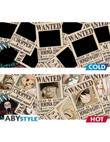 ONE PIECE - Taza Termica - 460 ml - Wanted 3700789261070 ONE PIECE - Taza Termica - 460 ml - Wanted 3700789261070