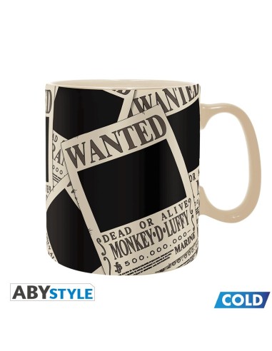 ONE PIECE - Taza Termica - 460 ml - Wanted 3700789261070 ONE PIECE - Taza Termica - 460 ml - Wanted 3700789261070