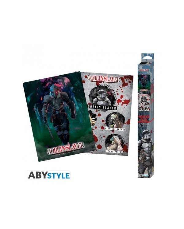 GOBLIN SLAYER - Set 2 carteles de Chibi - Groupe & Slayer (52x38) P...