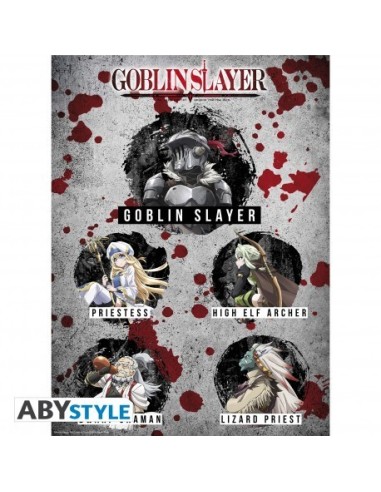 GOBLIN SLAYER - Set 2 carteles de Chibi - Groupe & Slayer (52x38) P...