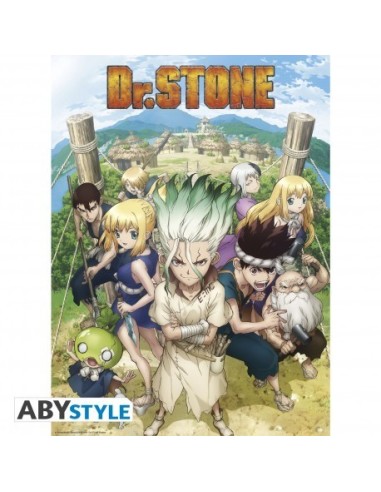 DR STONE - Set 2 carteles de Chibi - Grupo e ilustraciones (52x38) ... DR STONE - Set 2 carteles de Chibi - Grupo e ilustraciones (52x38) ...
