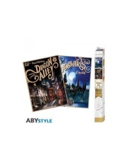 HARRY POTTER - Juego de 2 carteles de Chibi - Retro Hogwarts y Diag... HARRY POTTER - Juego de 2 carteles de Chibi - Retro Hogwarts y Diag...