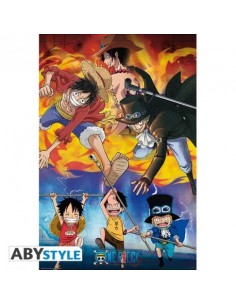 ONE PIECE - Póster "Ace Sabo Luffy" (91,5x61) 3665361045182 ONE PIECE - Póster "Ace Sabo Luffy" (91,5x61) 3665361045182