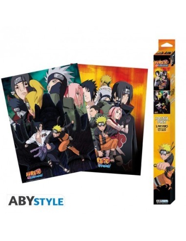 NARUTO SHIPPUDEN - Set 2 carteles de Chibi - Ninjas (52x38) POSTERS... NARUTO SHIPPUDEN - Set 2 carteles de Chibi - Ninjas (52x38) POSTERS...