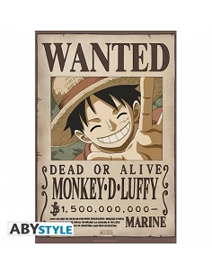 ONE PIECE - Póster «Wanted Luffy New 2» (91,5x61) 3665361023319
