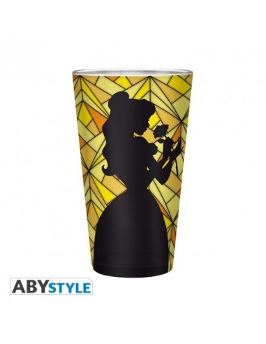 Vaso de Cristal La Bella y la Bestia Disney Vaso de Cristal La Bella y la Bestia Disney