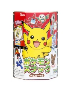 Snack de Chocolate Pikachu Pokemon con Sticker 4901940070459