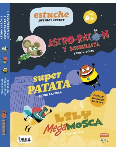 ESTUCHE PRIMER LECTOR ASTRO RATON/SUPERPATATA/LILI MEGA MOSCA Cuent... ESTUCHE PRIMER LECTOR ASTRO RATON/SUPERPATATA/LILI MEGA MOSCA Cuent...