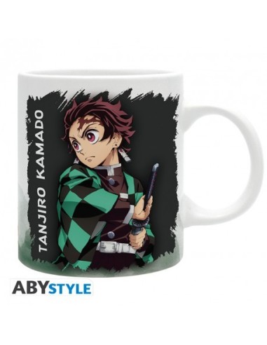 DEMON SLAYER, Kimetsu no Yaiba, Guardianes de la Noche - Taza 3665361070207 - 320 ml - Tanjiro: DEMON SLAYER, Kimetsu no Yaiba, Guardianes de la Noche - Taza 3665361070207 - 320 ml - Tanjiro: